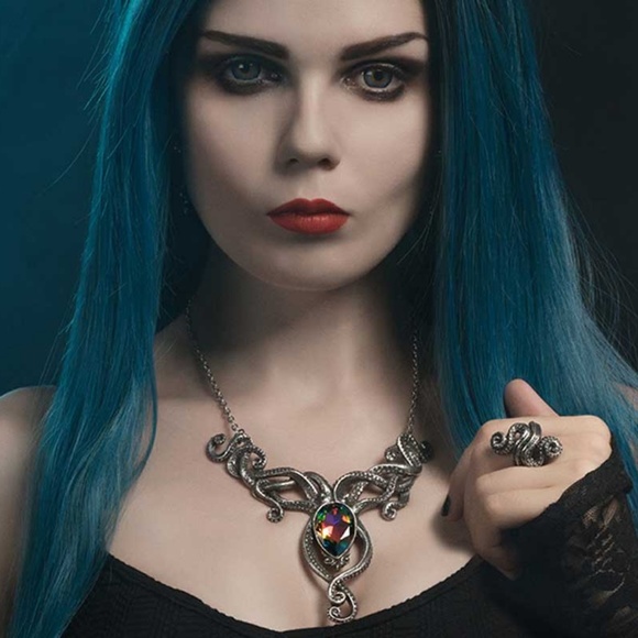 Alchemy Gothic Kraken Octopus Tentacles Fine English Pewter Ring 4 Sizes NWT - Picture 6 of 11